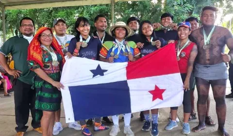 Panamá destaca en los Terceros Juegos Ancestrales de Colombia 