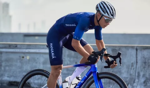 Anthony Cortes, promesa del ciclismo panameño