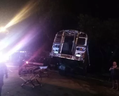 Diablo rojo se sale de la vía y deja un saldo de 11 heridos en El Chorrillo