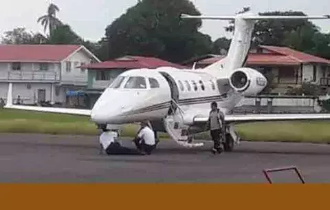 Avión impacta un perro en la pista de aterrizaje  del aeropuerto de Isla Colón en Bocas del Toro