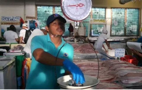 Los precios de mariscos y pescados que ofrece el Mercado del Marisco en esta semana santa