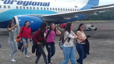 Aerolínea ecuatoriana Aeroregional, reinicia sus vuelos chárter a Panamá