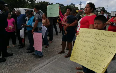 Moradores de varios sectores de Panamá Oeste exigen agua potable