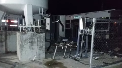 Explota tanque con CO2 en empresa de Aguadulce en Coclé 