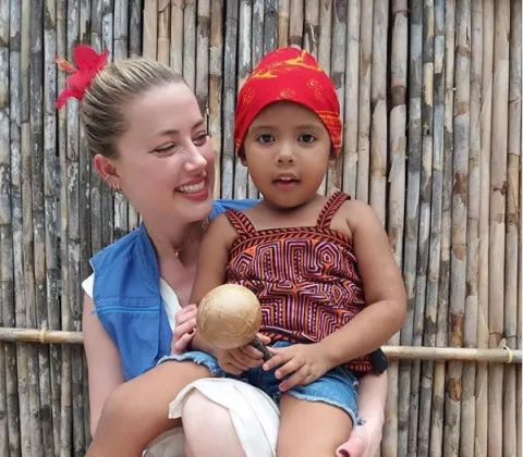 Actriz Amber Heard estuvo en Panamá 