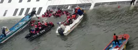 Mayor naufragio en décadas en Corea del Sur
