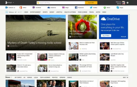 Microsoft moderniza MSN en un viraje de negocios