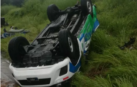 Un herido en aparatoso accidente en la autopista Panamá Colón