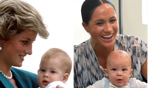 Archie Harrison y su gran parecido con su padre el príncipe Harry