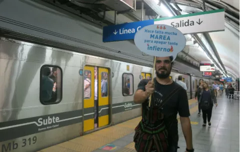 Una "expedición al infierno" pone en la mira al metro de Buenos Aires