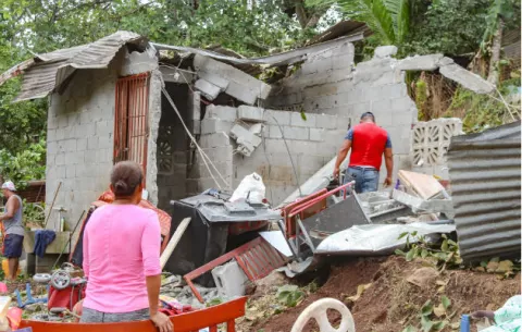 A 86 asciende el número de viviendas afectadas por vendaval en Arraiján 