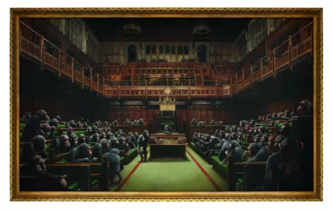 El artista Banksy sigue impresionando con sus obras