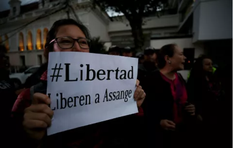Seguidores de Correa marcharán contra Gobierno de Ecuador por caso Assange 