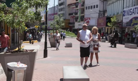 Casi lista la rehabilitación de la Peatonal en la Avenida Central