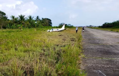Avioneta sufre accidente cuando aterrizaba en aeródromo regional de Guna Yala