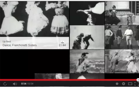 VIDEOS Los primeros bailes grabados