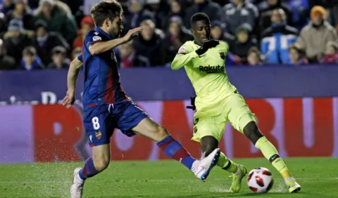 Sin Messi Barcelona no pudo con el Levante