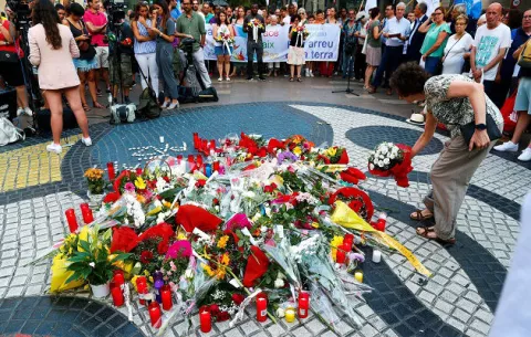 EE.UU. alerta del riesgo de atentados en las Ramblas (Barcelona) en Navidades
