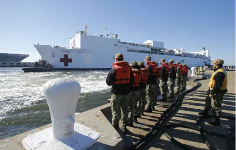 Barco hospital de EEUU asistirá a 11 países en respuesta a la crisis venezolana