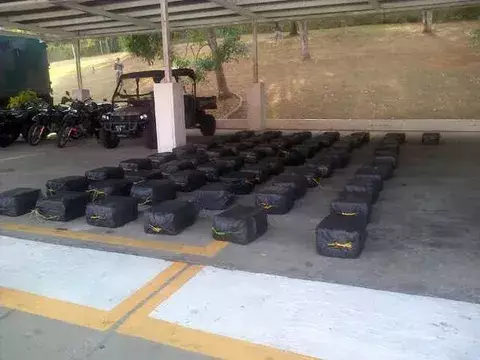 Senan se incautó 61 paquetes de droga en Isla Tigre