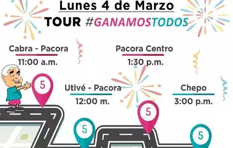 Candidatos arrancan  campaña en Carnaval