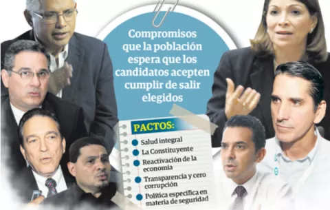 Más que una simple firma de pactos, esperan electores de candidatos