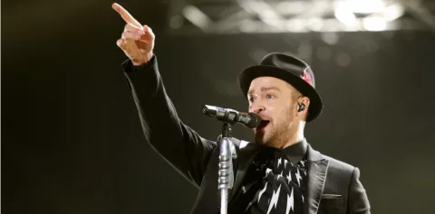Largas filas para ver a Justin Timberlake
