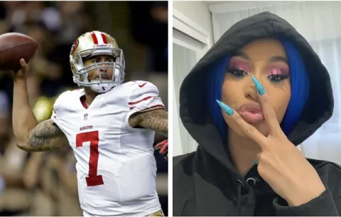 Cardi B rechazó participar en show del Super Bowl en solidaridad con Kaepernick