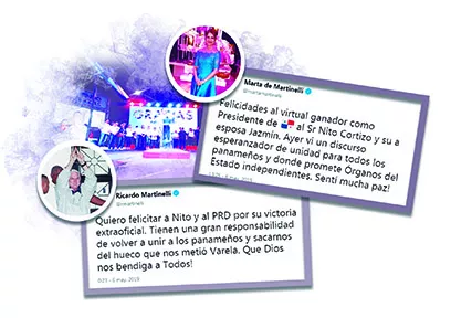 Los Martinelli abren ruta para concertación nacional