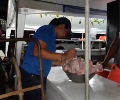 Decomisan 100 libras de carne en mal estado en Guararé