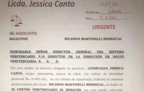 Confirman que Ricardo Martinelli tenía autorización del DGSP para ser llevado al Hospital Nacional