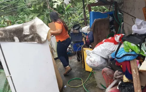 Diez casas inundadas y el colapso de un muro en Pedregal, tras fuertes lluvias