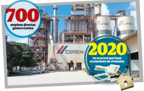 Industria del cemento prevé baja del 13 por ciento en 2018