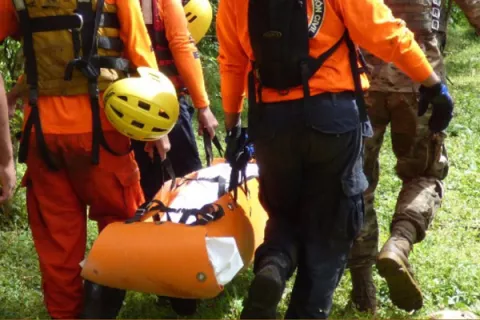 Ubican al colombiano ahogado en el río  San Félix