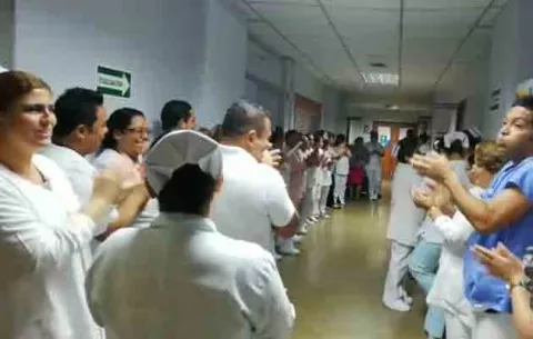 Protestan por la falta de aire acondicionado en el hospital Rafael Hernández