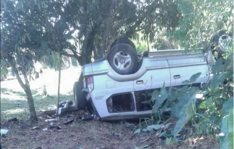 Joven fallece en trágico vuelco en Chiriquí, hay cuatro heridos