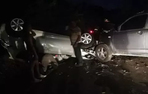 Brutal accidente deja varios heridos en la vía de David hacia Dolega 
