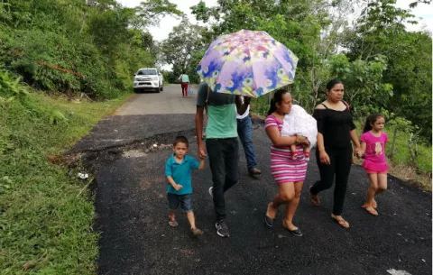 Cierran la carretera principal en Breñón por hundimiento de la tierra