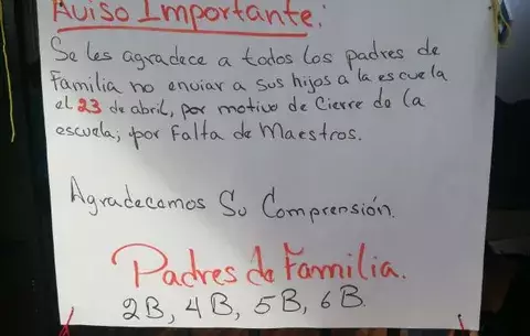 Por falta de docentes, cierran con candado escuela Leopoldina Field en Dolega