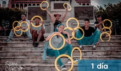 Estudiantes de 'Circo Social 2018' ofrecen funciones 