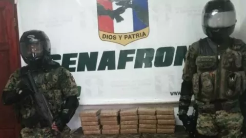 Senafront decomisa 25 kilos de coca en Paso Canoas