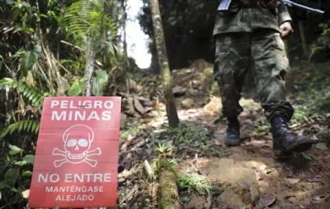 Las víctimas por minas antipersonal aumentaron en un 300% en Colombia