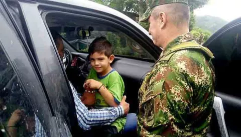 Liberan a niño de cinco años que había sido secuestrado en Colombia