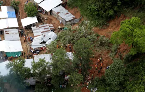Colombia: nueve muertos deja un deslizamiento en Colombia