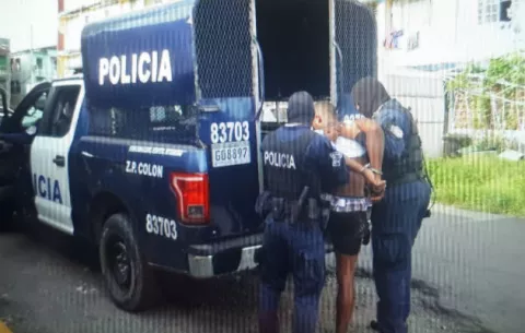 En la ciudad de Colón atrapan a presunto gatillero 