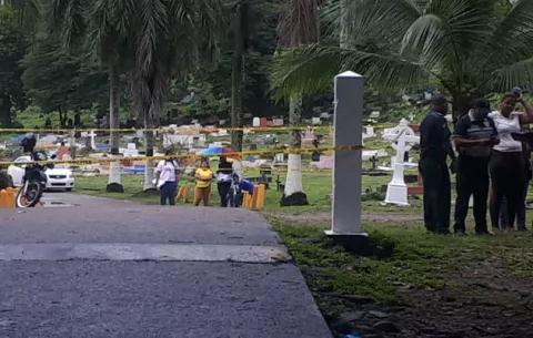 Crimen número 73 en Colón, se registra en el cementerio Monte Esperanza