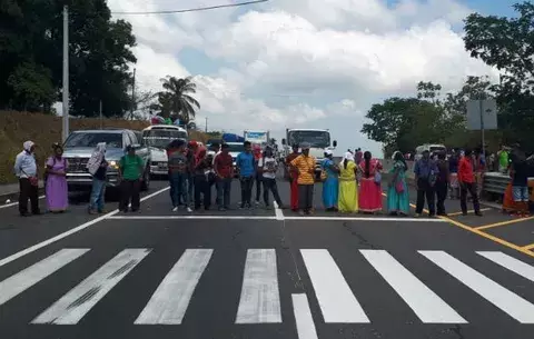 Protestas de los Gnäbe-Buglé se trasladan a la carretera Interamericana