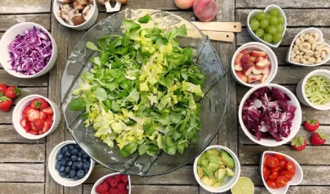 Atracción hacia la  comida saludable