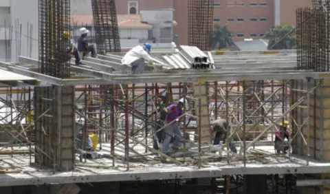 Disminuye 25% la actividad de la construcción