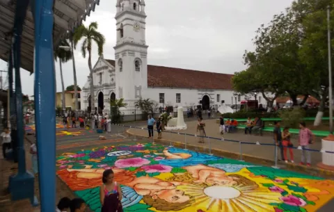 Alfombras del Corpus Christi  de La Villa de Los Santos estarán en el  Xacobeo 2021, en España